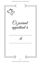 Journal pour couple COMPLICE et COQUIN Livre couple personnalisé à remplir à deux, des questions pour mieux se connaitre - 99 pages 15x22cm