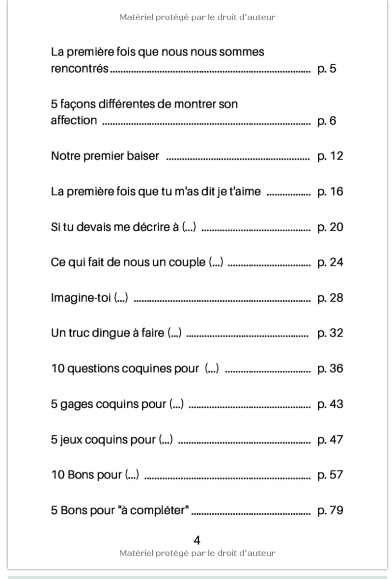 Journal pour couple COMPLICE et COQUIN Livre couple personnalisé à remplir à deux, des questions pour mieux se connaitre - 99 pages 15x22cm