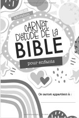 Carnet d'étude de la Bible pour enfants - 108 pages 15x22cm
