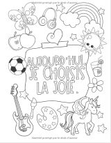 Je suis calme, attentif et présent - Livre de coloriage pour enfants - 72 pages - A4