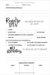 Journal de méditation - 108 pages 15x22cm