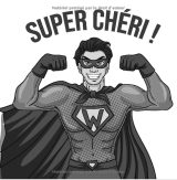 Super chéri ! petit livre à compléter pour un cadeau original et personnalisé homme - idéal pour la Saint Valentin, anniversaire, mariage - 40 pages 21x21cm