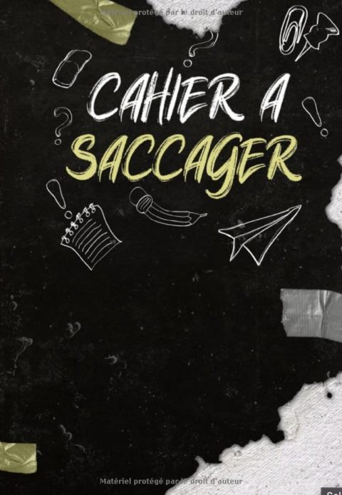 Cahier a Saccager Détruire ce carnet de saccage en complétant les Défis de ouf - livre à saccager anti-stress pour les adultes et enfants 77 pages 18 x 25 cm