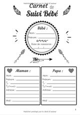 Carnet de Suivi Bébé Journal de bord - Cahier de suivi maternel - Idéal pour bébé à partir de 4 mois et + (partie diversification alimentaire) - 144 pages 18x25cm