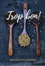 Recettes Préférées Joli carnet de recettes à compléter | 7x10 pouces | 100 fiches faciles à remplir avec vos recettes favorites - 109 pages 18x25cm