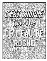 Livre de coloriage Adulte Anti stress Il ne faut pas remettre à plus tard ce qui appartient à César | Coloriage Adulte de Parodie de Proverbes - 68 pages A4