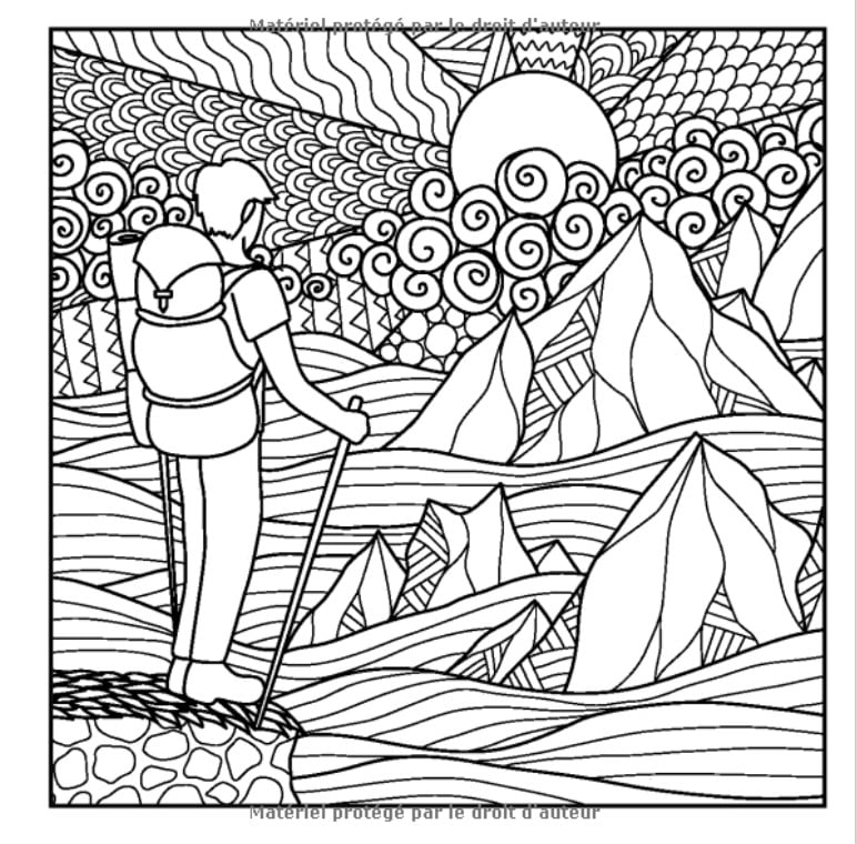 Amazon.fr - Livre de Coloriage adulte Paysage 40 Paysages a colorier, Coloriage paysage adulte, Cahier de coloriage paysage - 81 pages 21,5x21,5cm