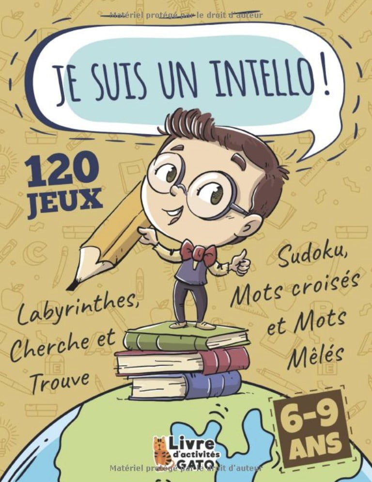 Cherche et Trouve, Labyrinthes, Sudoku Mots mélés Mots croisés 6-9 ans Mon Grand Livre de Jeux XXL Livre d'activités 6 ans 7 ans 8 ans 9 ans cp ce1 - 127 pages A4
