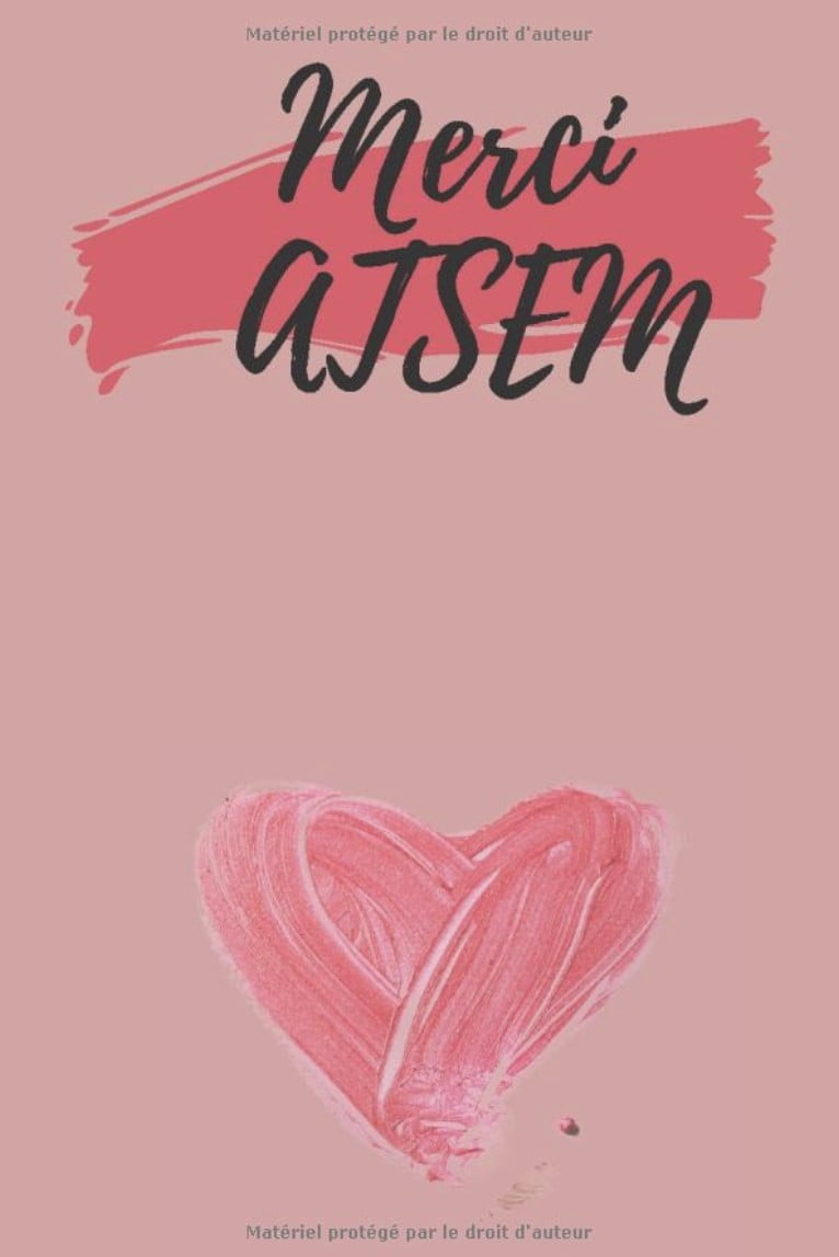 Merci ATSEM Carnet de notes pour ATSEM d'école maternelle, remerciement Atsem, idée cadeau pour ATSEM - 120 pages 15x22cm