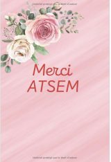 Merci ATSEM carnet de notes remerciement pour une institutrice, enseignante ou professeur - 120 pages 15x22Cm