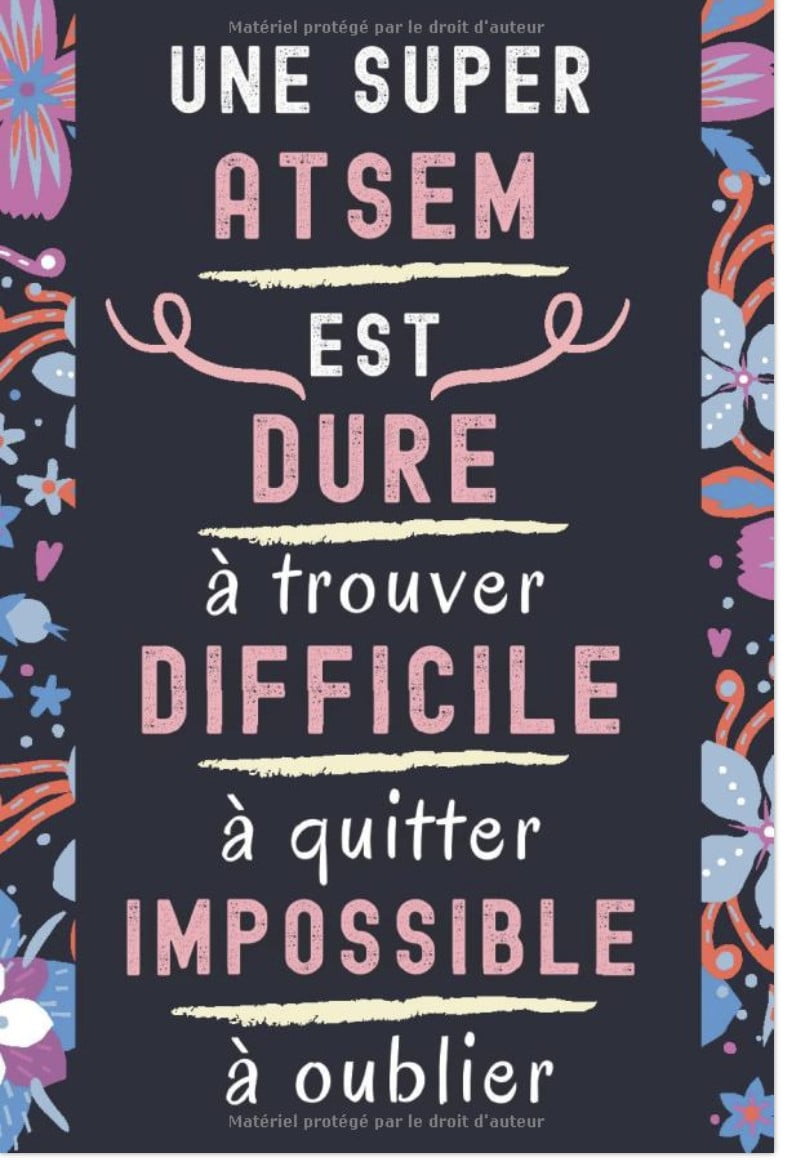 Une Super Atsem dure a trouver Cadeau Atsem , Parfait pour prendre des notes, To Do List 120 pages 15x22Cm