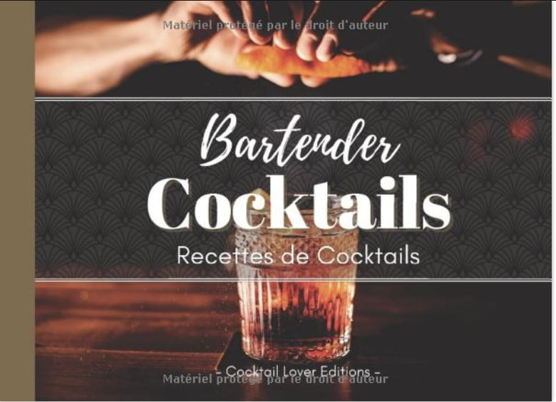 Cocktails Livre de Recettes de Cocktails Avec et Sans Alcool pour les Mixologues en Herbe - 151 pages 20x15cm