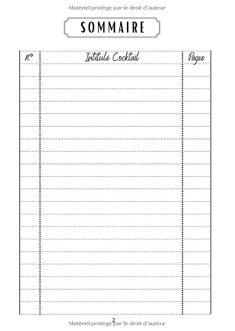 COCKTAILS Mon carnet de recettes à remplir – Création et Dégustation de Cocktails – Emplacement pour 100 recettes - 17,78 cm x 25,4 cm