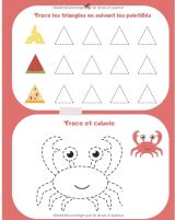 Cahier d'activités Maternelles Petite et Moyenne Section PS MS 3-4 ans 100 Activités et Jeux en Couleurs  tracés des formes, découpages, points à relier, coloriages... 72 pages Format A4