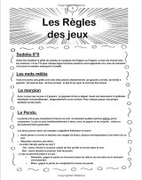 Cahier d'activités multi-jeux divers jeux (mots mêlés,pendu,morpion,sudoku ..) apprendre en s'amusant pour enfant - 83 pages A4