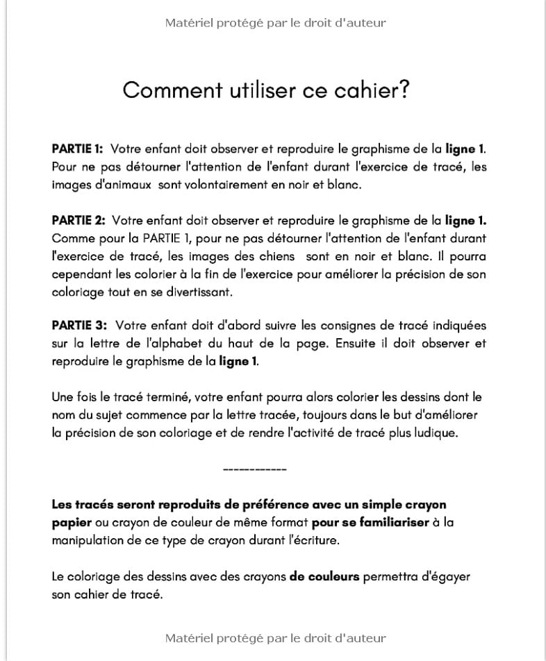 Apprends à Tracer Lignes, Formes, Lettres - Activités Intelligentes - 3 ans et +  Niveau Maternelle - 108 pages 19x23cm