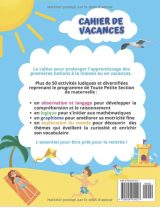 CAHIER DE VACANCES TPS vers PS 2-3 ans (50 activités de logique, graphisme, observation, langage et exploration du monde pour les Toute Petite Section vers la Petite Section de maternelle)  52 pages Format A4