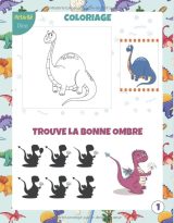 Cahier d'activités Dinosaures livre pour enfants de 5 à 8 ans en couleur | + 65 jeux et activités ludiques  mots mêlés, labyrinthes, coloriages - 40 pages A4