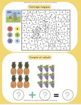 Réussir mon CP - Apprendre la lecture, l'écriture et le calcul en s'amusant ! 6 - 7 ans Cahier d'activités pour préparer le CP - 78 pages Format A4