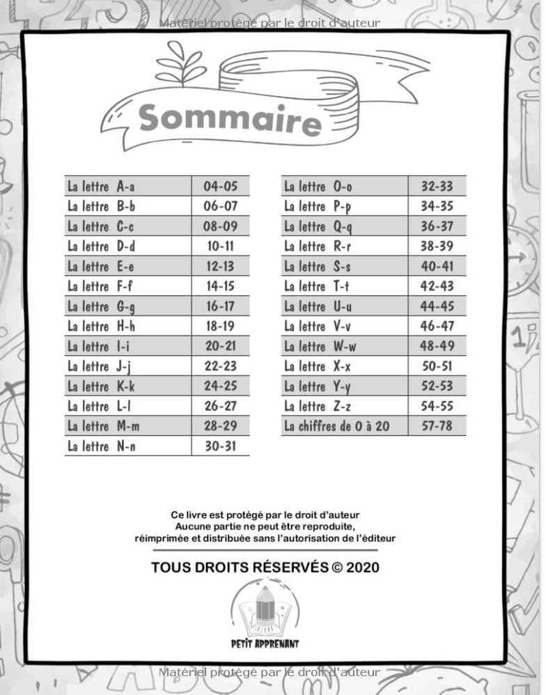 Cahier d’écriture cursive Livre pour apprendre à tracer les lettres de l'alphabet minuscules et majuscules - 78 pages Format A4