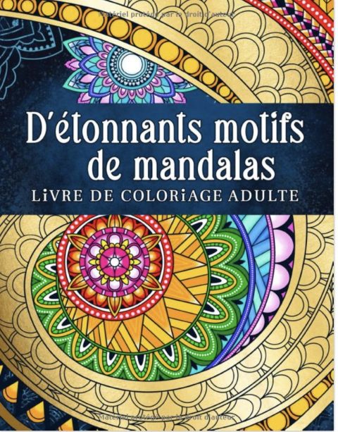 Mandalas Modèles relaxants à colorier dans le style du mandala. Livre de coloriage pour adultes - 102 pages Format A4