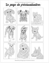 100 Chiens avec Mandalas Un livre de coloriage pour adultes avec de beaux et mignons chiens pour soulager le stress et se détendre - 212 pages Format A4