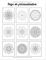 100 Mandalas Faciles Un livre de coloriage pour adultes et débutants avec des mandalas amusants, faciles et relaxants dans divers styles - 211 pages Format A4