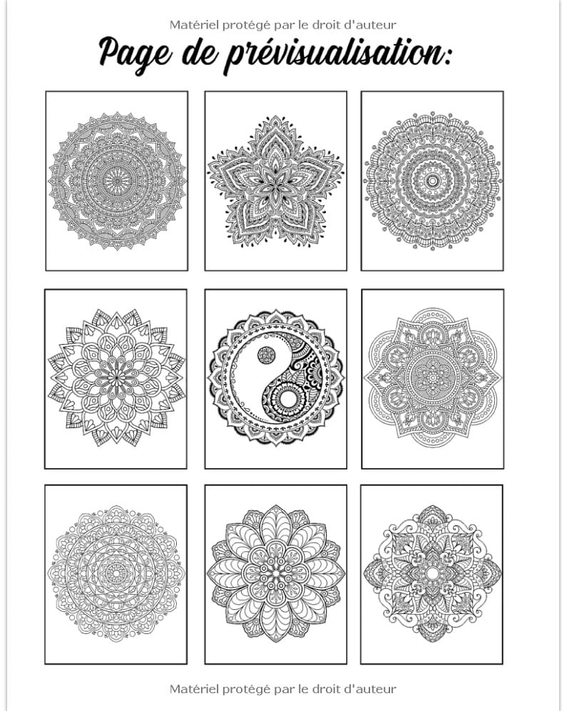150 Mandalas Un livre de coloriage pour adultes avec 150 magnifiques mandalas de styles variés pour soulager le stress et se détendre - 311 pages Format A4