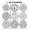 100 Magnifiques Mandalas Livre de coloriage pour adultes - Coloriages anti-stress - 211 pages 21x21cm