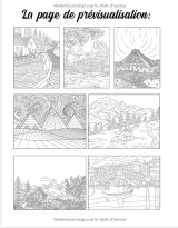 Paysages - Livre de Coloriage pour Adultes Monuments, magnifique villes, montagnes, paysages de campagne et bien plus encore - 110 pages Format A4