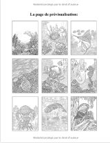 Océan - Livre de Coloriage avec Mandalas Livre de Coloriage pour Adultes avec Animaux Aquatiques et Plantes Marines. Livre de Coloriage Anti Stress - 128 pages Format A4