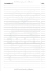 Carnet de Lecture Journal de Lecture  Amoureux des livres - 100 fiches lecture à compléter - 105 pages 15x22cm