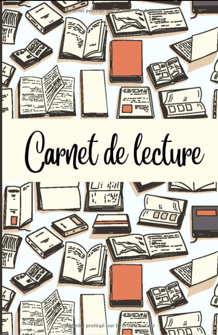 Carnet de lecture Suivi Livresque 100 fiches de lecture à remplir / Spacieux et pratique, Etudiant, enfant et adulte - 249 pages 15x22cm