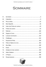 Carnet de Lecture 300 Fiches de Lecture à Remplir - PAL, WishList, Challenges, LC, Notes... 300 pages