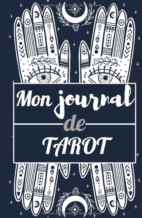 Journal de Tarot Carnet pré rempli pour suivre sa pratique de tirage de cartes - 121 pages Format 15x22cm