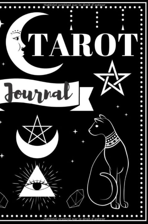 Tarot Journal Pour tracer sa pratique de tirage de cartes - Cahier pré-rempli - 121 pages Format 15x22cm