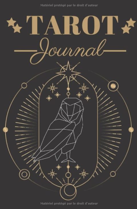 Amazon.fr - Tarot Journal Carnet pré rempli pour tracer sa pratique quotidienne de tirage de cartes - 121 pages Format 15x22cm