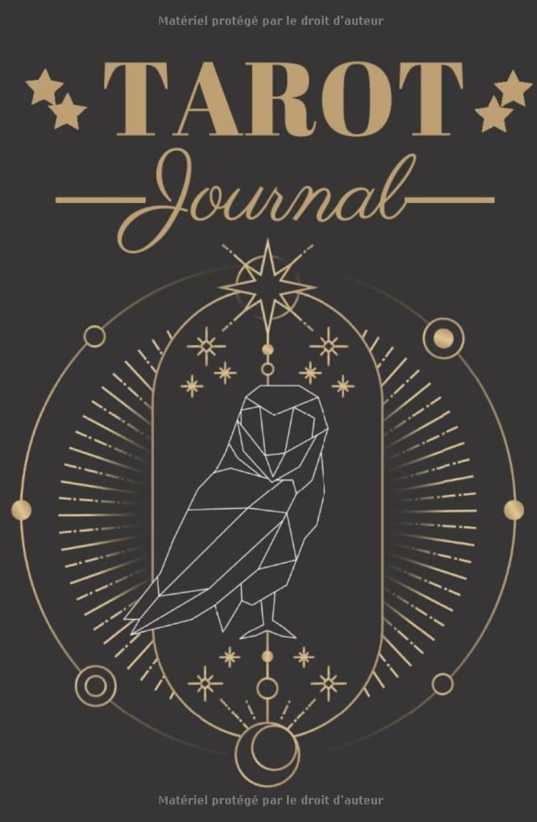 Amazon.fr - Tarot Journal Carnet pré rempli pour tracer sa pratique quotidienne de tirage de cartes - 121 pages Format 15x22cm