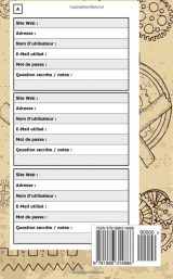 Carnet de Mots de Passe A5 Vintage