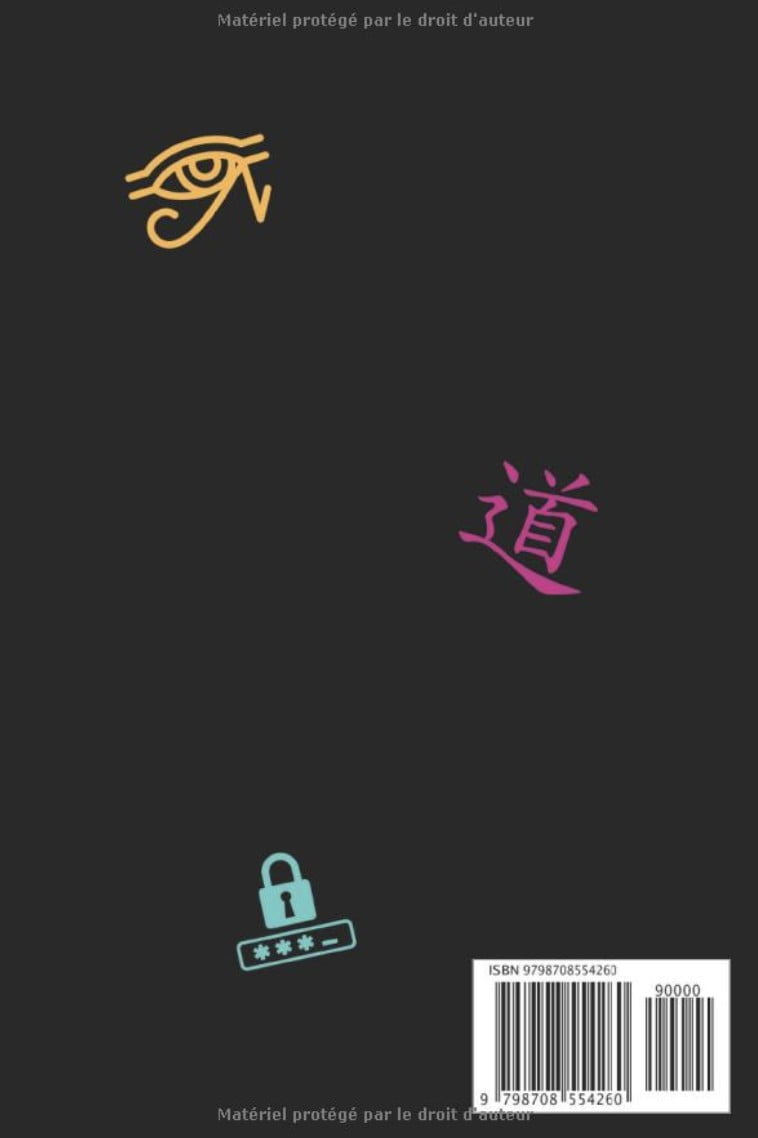 "Désolé, votre mot de passe doit contenir un chiffre, une majuscule, un symbole, un signe chinois et un hiéroglyphe !" Carnet pour noter identifiants et mots de passe Internet