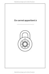 Carnet de mots de passe alphabétique - identifiants et mots de passe Internet