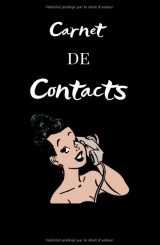 Carnet de Contacts Répertoire Téléphonique Petit Format 15,24x22,86cm