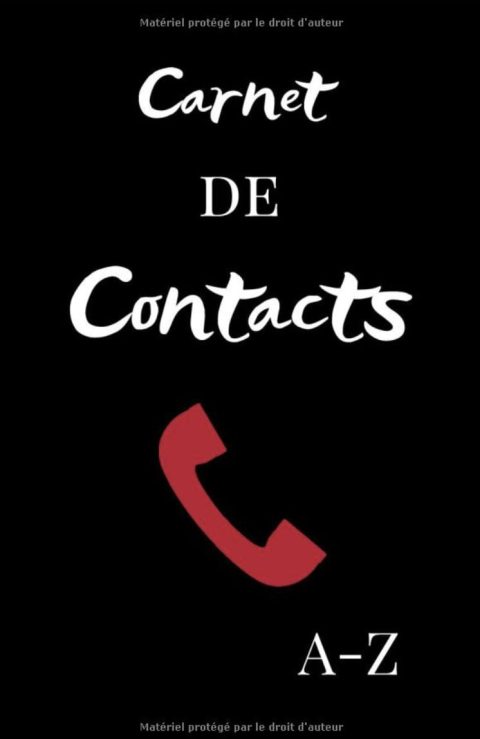 Carnet de Contacts Répertoire Téléphonique Alphabétique