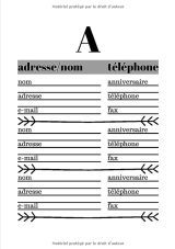 Carnet d'adresses Chat Chaton Gestion de répertoire très simple d'utilisation