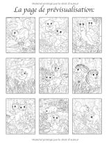 Bébés animaux de la Forêt - Merveilleux livre de Coloriage pour Adultes