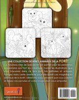Bébés animaux de la Forêt - Merveilleux livre de Coloriage pour Adultes