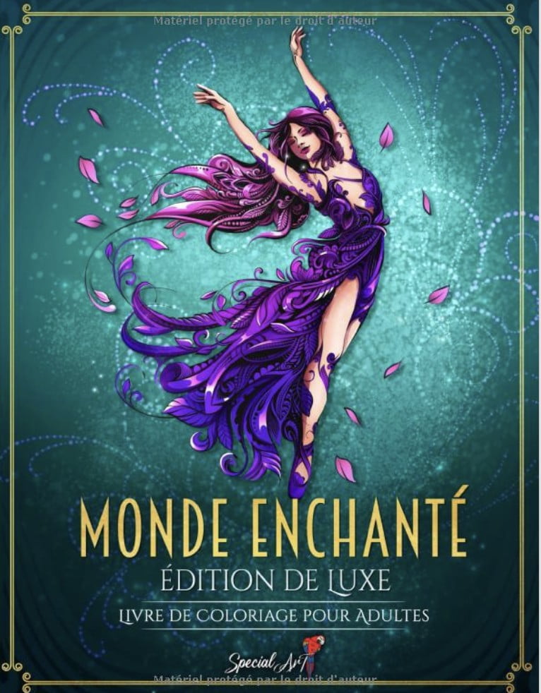 Monde Enchanté - Livre de Coloriage pour Adultes
