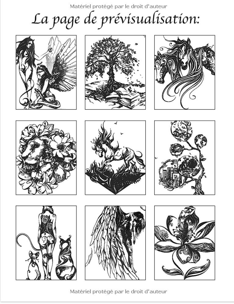 Monde Enchanté - Livre de Coloriage pour Adultes