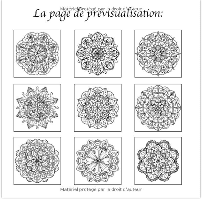125 Mandalas - Livre de Coloriage pour Adultes