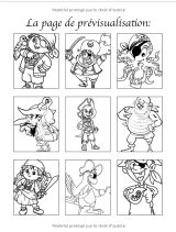 Pirates - Livre de Coloriage pour Enfants Plus de 50 pages à colorier - de 4 à 8 ans